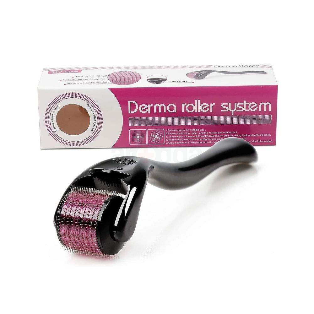Derma Roller System 540 Needles Derma for Face and Skin Care - 0.75mm